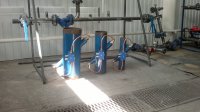 Фото процесса изготовления и готовых измерительных участков